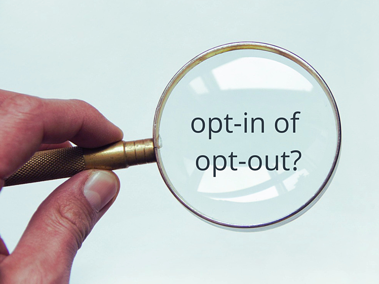 Opt in of opt out2